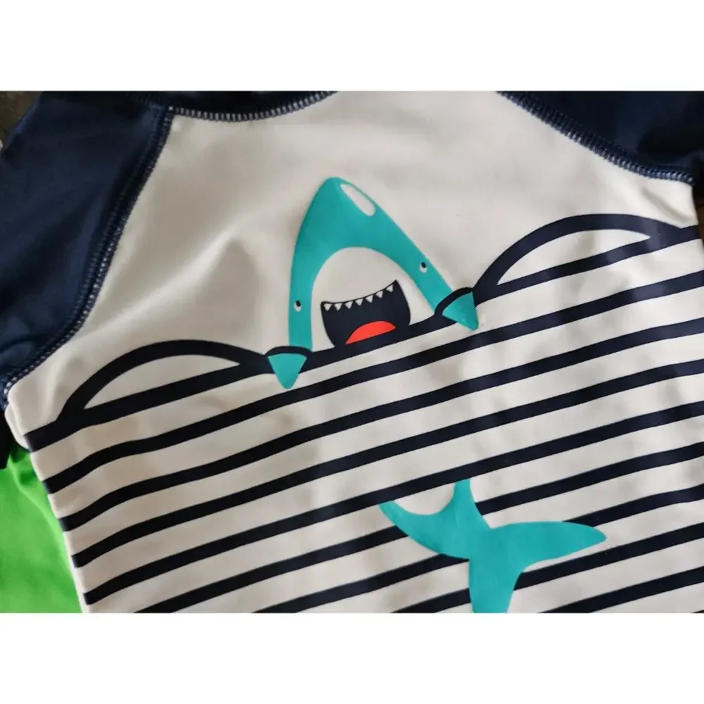 Carter's Rash Guard Swim Shirt Bundle sz 3m New